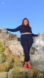Plus size 2 piece hooded jogger set by The Uncomparable 1